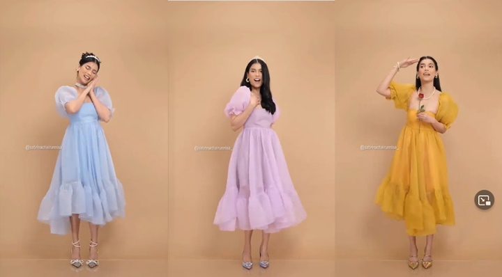 Sabrina Chairunnisa Totalitas Dandan Bak Princess Disney, Karakter Mana Paling Mirip?