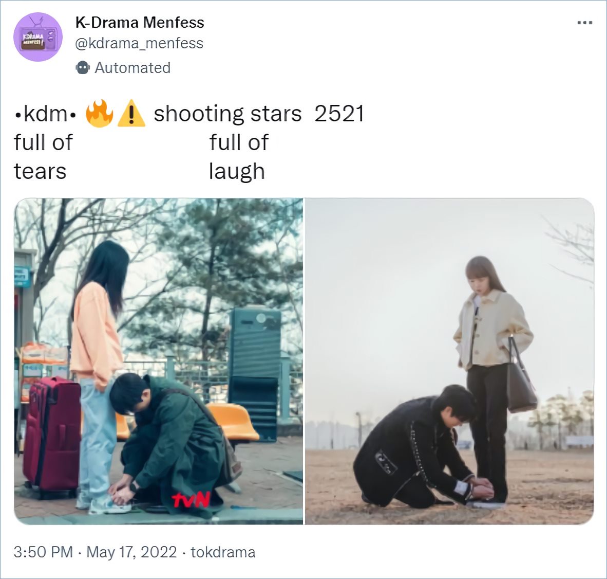 Adegan dari drama tvN \