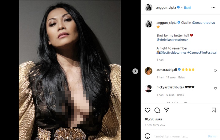 Penampilan Terbuka Anggun Hadiri Festival Film Prancis Jadi Perhatian Para Wartawan