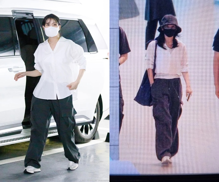 Gaya Swag IU Pakai Celana Kargo Picu Perdebatan