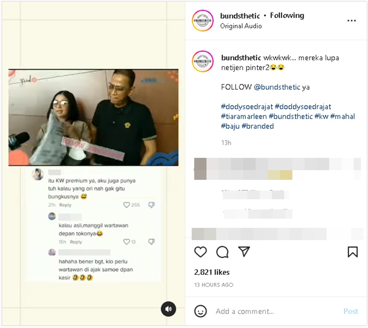 Pamer Belikan Banyak Baju ke Doddy Sudrajat, Tiara Marleen Malah Dituding Beri Barang KW