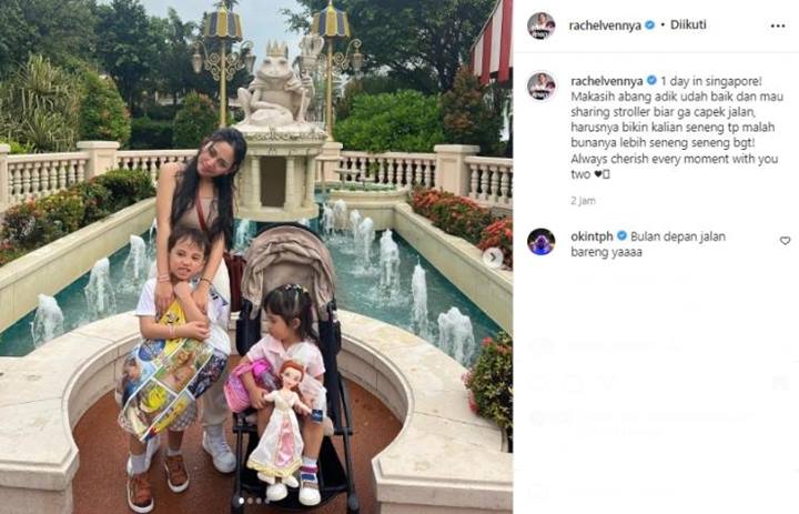 Rachel Vennya Pamer Liburan Bareng Anak, Komentar Niko Al Hakim Ajak Jalan Bareng Bikin Heboh