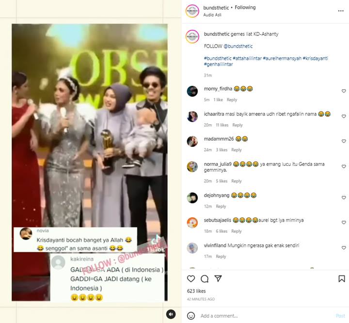 Obsesi Awards 2022: Aksi Krisdayanti Sikut Ashanty Saat Di Atas Panggung Bikin Ngakak