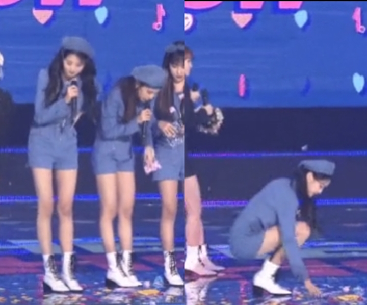 Momen Jang Won Young IVE Pungut Sampah Kang Hye Won Eks IZ