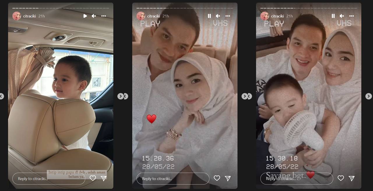 Momen putra Citra Kirana dan Rezky Aditya