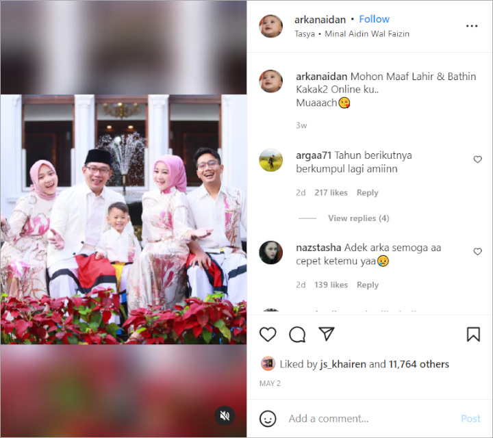 Postingan Terakhir IG Putra Angkat Ridwan Kamil Bikin Nyesek Usai Eril Sang Kakak Hilang, Kenapa?