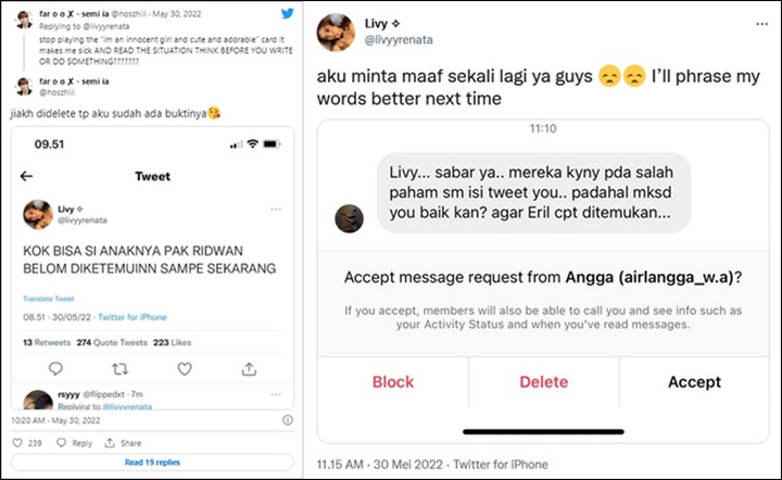 Trending Twitter, Livy Renata Dikecam Usai Buat Cuitan Begini Soal Putra Ridwan Kamil