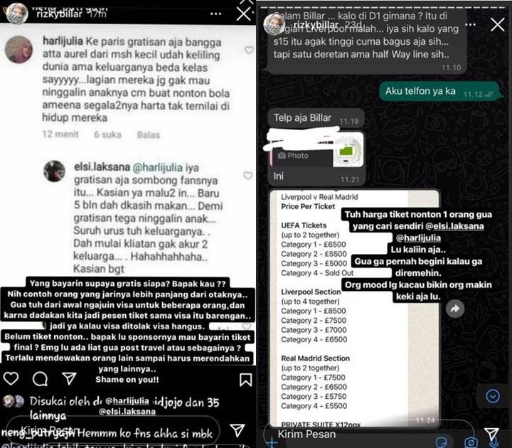 Rizky Billar Ngamuk Dituding ke Paris Modal Gratisan Hingga Dibandingkan Soal Anak dengan Atta-Aurel