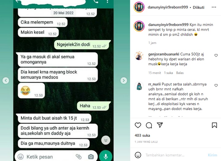 Puput Disebut Sempat Minta Balik ke Doddy Soedrajat Tapi Ditolak, Uang Asuransi Penyebabnya?