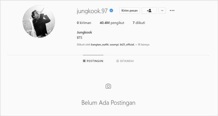 Jungkook BTS Hapus Semua Postingan di Instagram, Ada Apa?