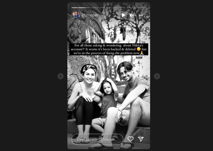 Akun Instagram Nikita Mirzani Mendadak Hilang, John Hopkins Gercep Ambil Tindakan?