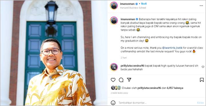 Iman Usman Curhat Sering Disebut Mirip Bapak-Bapak, Pembelaan Prilly Latuconsina ‘Tajam’