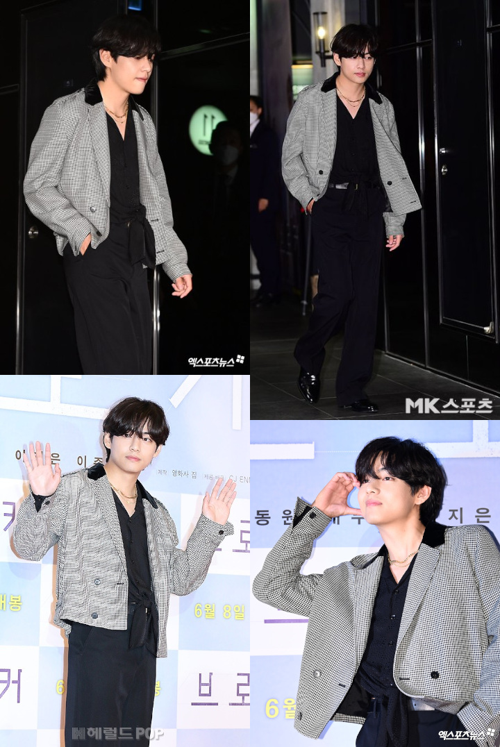 Tampan Paripurna, Penampilan V BTS di Premiere Film \'Broker\' Berhasil Curi Fokus
