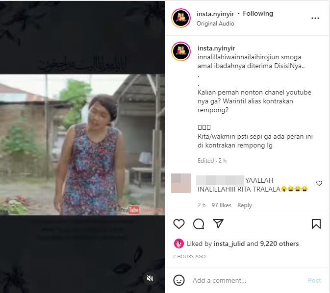 Trending Twitter, Ritatalala YouTuber \'Kontrakan Rempong\' Meninggal Dunia Karena Sakit