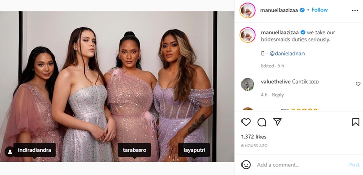 Tara Basro Foto Bareng Para Bridesmaid Eva Celia, Sosok Ini Paling Curi Fokus