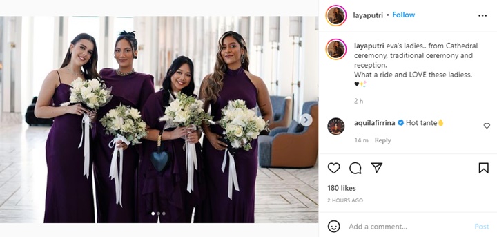Tara Basro Foto Bareng Para Bridesmaid Eva Celia, Sosok Ini Paling Curi Fokus