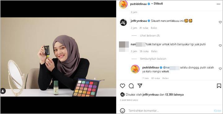Ungkit Masa Lalu Sampai Nangis, Putri Delina ‘Ladeni’ Netizen Usai Ramai Ditegur Agar Bersyukur