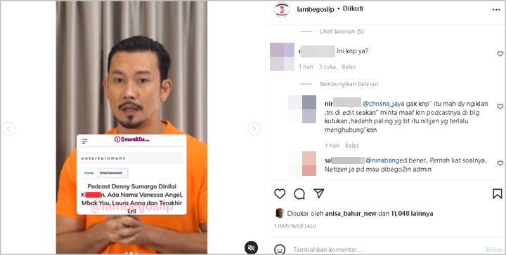 Video Iklan ‘Minta Maaf’ Diedit Hingga Dikaitkan Soal Podcast, Reaksi Denny Sumargo Nyesek?