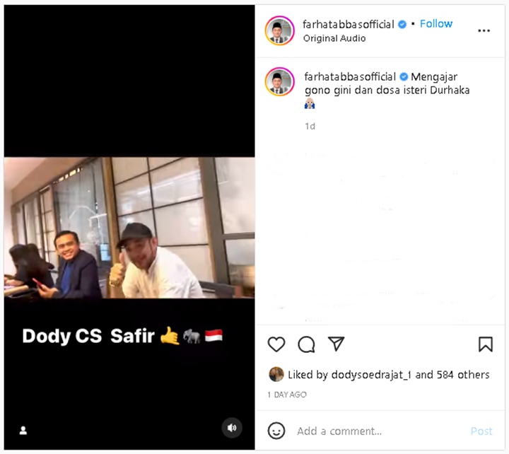 Ribut Masalah Gono Gini, Sarif Eks Suami Marissya Icha Muncul Bareng Kubu Doddy-Farhat Abbas