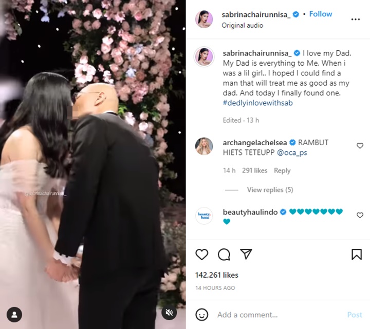 Deddy Corbuzier Bahagia Jadi Pria Pertama yang Cium Sabrina Chairunnisa, Janjikan Ini