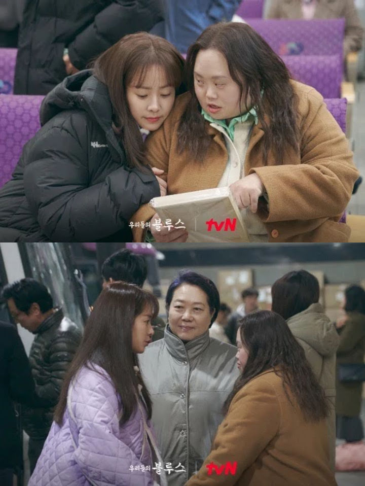 Begini Cara Han Ji Min Perlakukan Pemeran Kembaran yang Idap Down Syndrome di Lokasi \'Our Blues\'