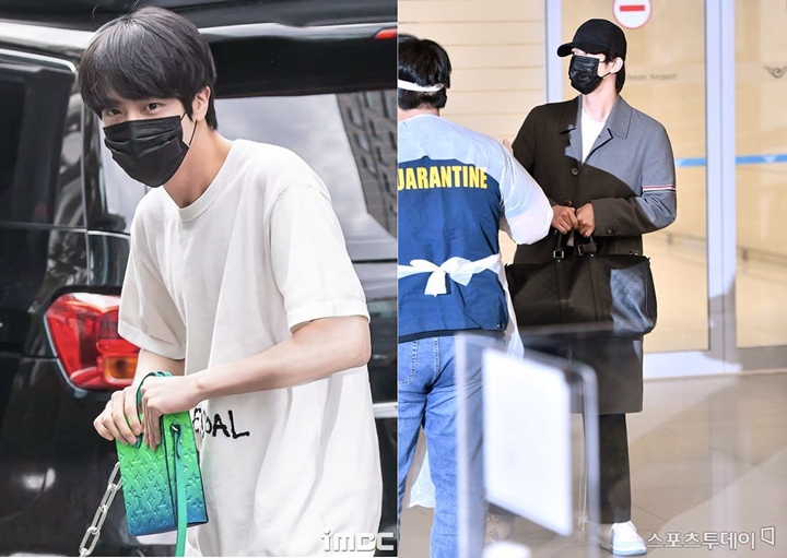 Cara Jin BTS Pegang Tas Mendadak Viral Tuai Sorotan