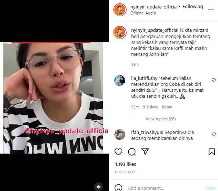 Nikita Mirzani Bandingkan Kekayaan John Hopkins vs Raffi Ahmad