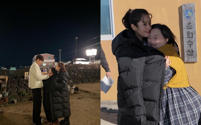 Bikin Fans Ikutan Terharu, Han Ji Min-Kim Woo Bin Kompak Beri Kejutan Ultah Ke Jung Eun Hye