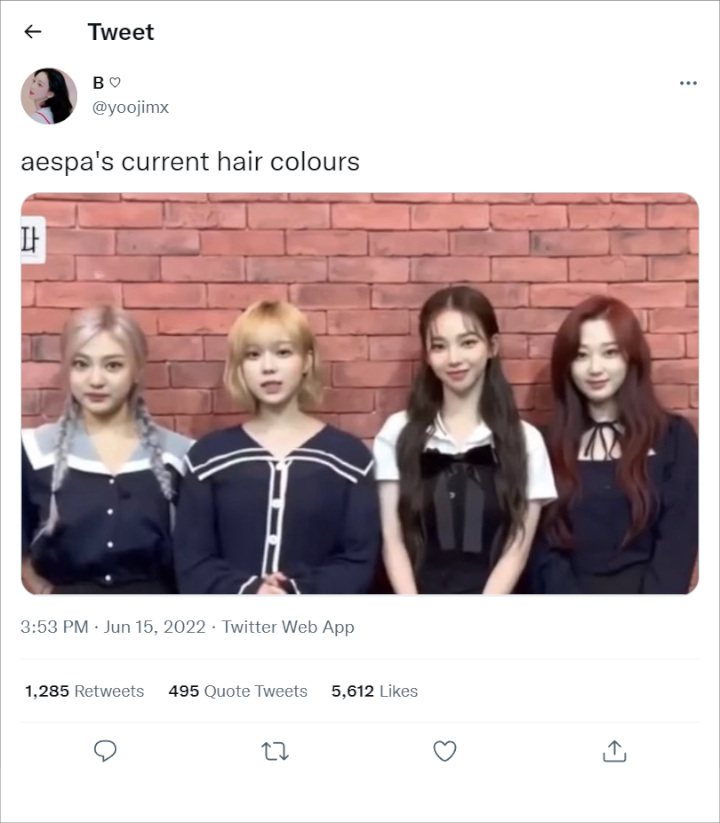 aespa Pamer Warna Rambut Baru Jelang Comeback, Siapa Paling Kece?