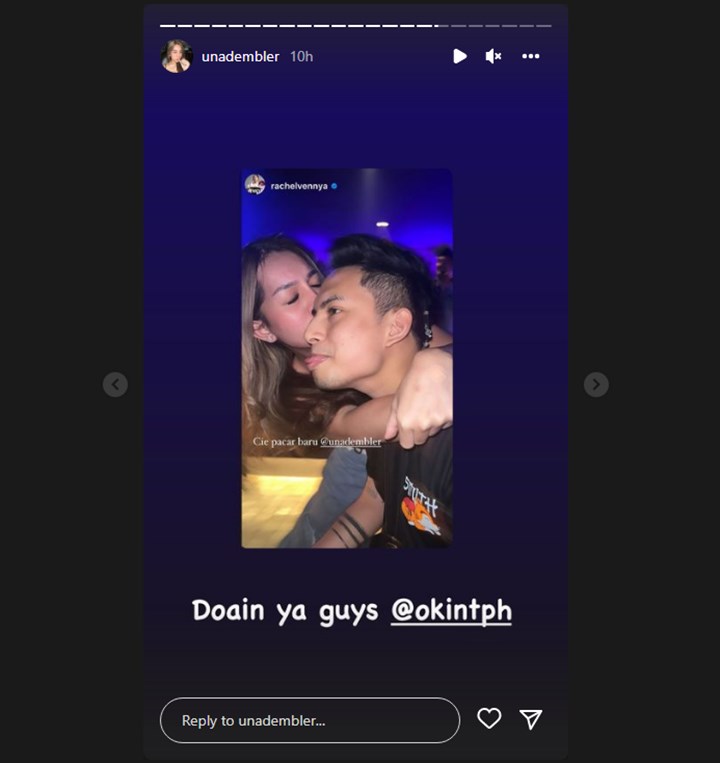 Rachel Vennya Unggah Foto Okin Dicium Cewek Cantik: Cie Pacar Baru