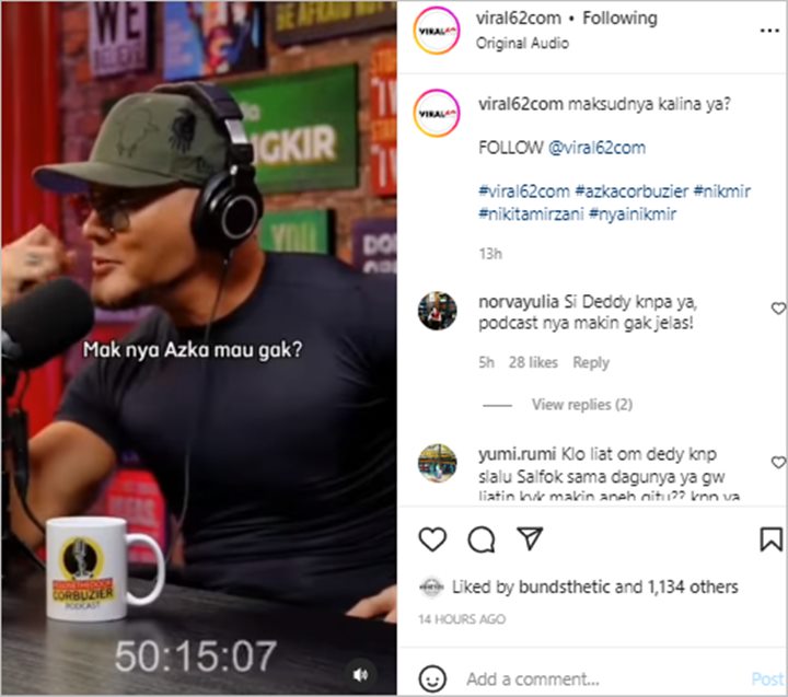 Deddy Corbuzier Nikita Mirzani
