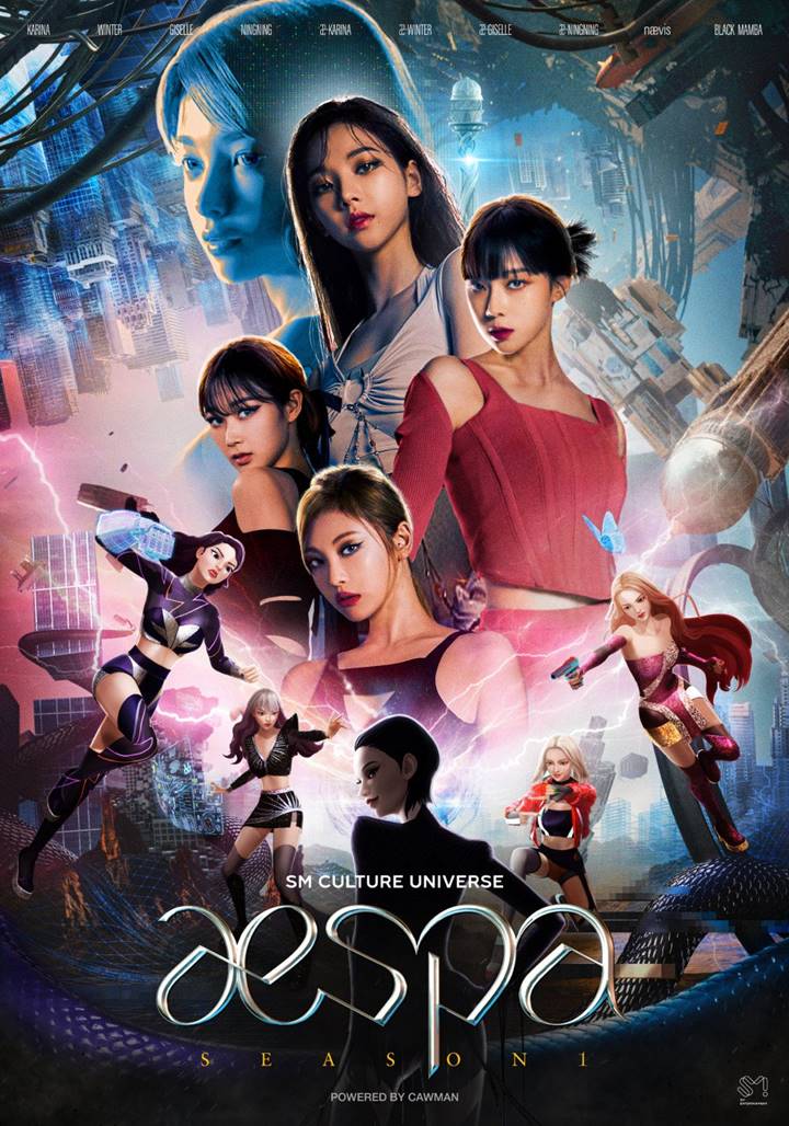 Bakal Seru, Aespa Rilis Poster Penuh Dramatis Baru \'SMCU Worldview Season 1\'