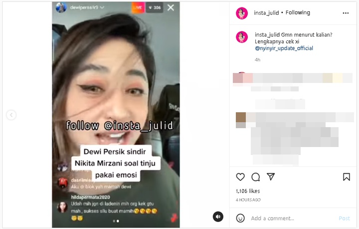 Sentil Nikita Mirzani, Dewi Persik Kembali Tantang Adu Tinju Namun Enggan Dibayar