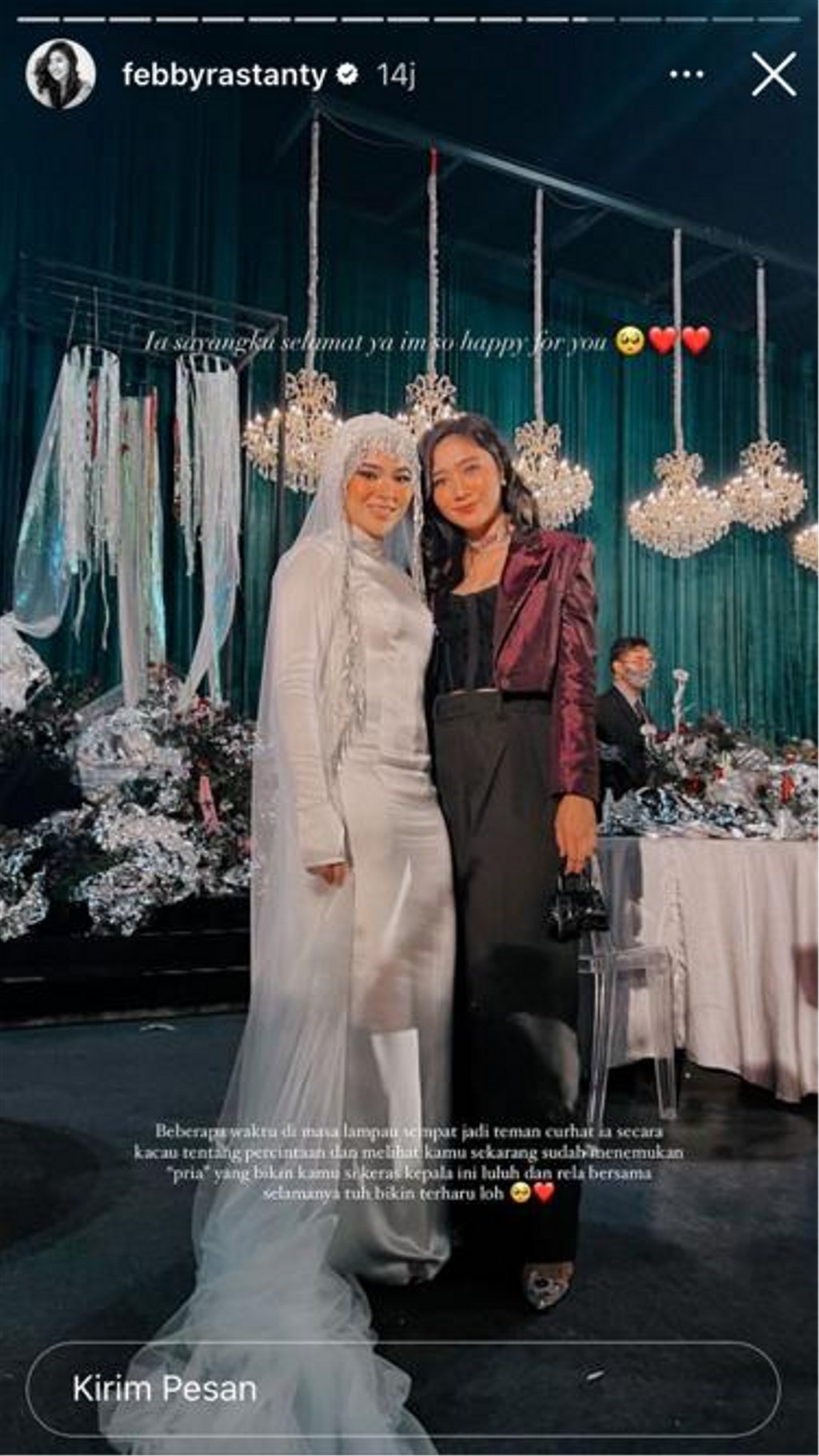 Sivia Azizah Menikah, Febby Rastanty Kenang Pengalaman \'Pahit\' Sang Sahabat di Masa Lalu