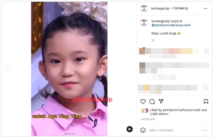 Bikin Ngakak, Bilqis Jawab Begini Saat Ditanya Soal Doanya di Ultah Ayu Ting Ting yang ke-30