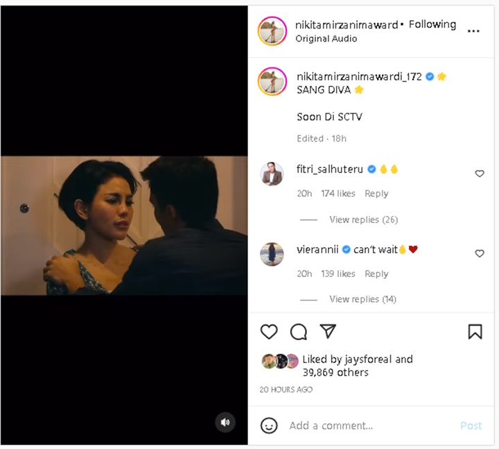Nikita Mirzani Balik Akting Bintangi Serial \'Sang Diva\', Malah Disindir?