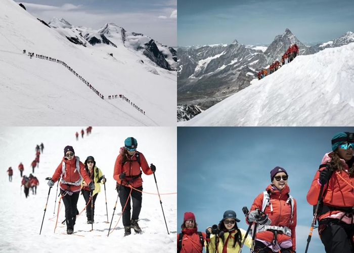 Lee Si Young Sukses Pecahkan Rekor Dunia Usai Mendaki Pegunungan Breithorn di Swiss