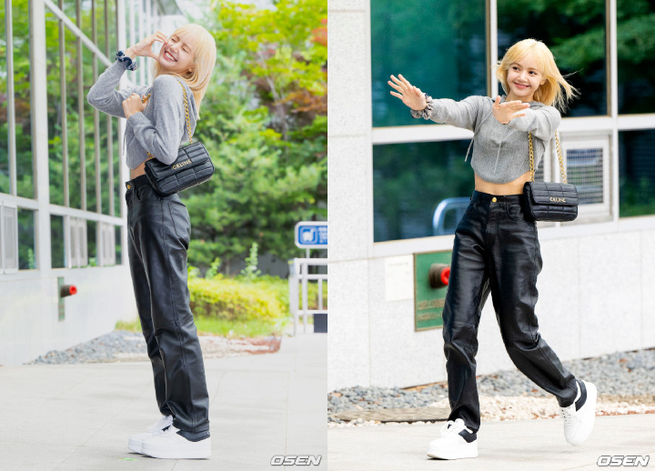 Lisa BLACKPINK Semringah Berangkat ke Paris, Gayanya Simple Namun Modis 1