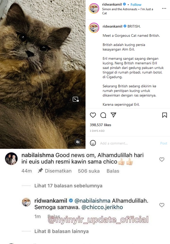 Tepis Isu Tak Direstui, Nabila Ishma Pamer Kedekatan dengan Ridwan Kamil Usai Kepergian Eril