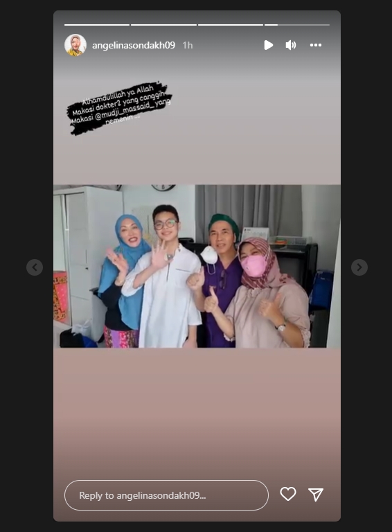 Keanu Putra Angelina Sondakh Sunat, Aaliyah Massaid Beri Komentar Manis