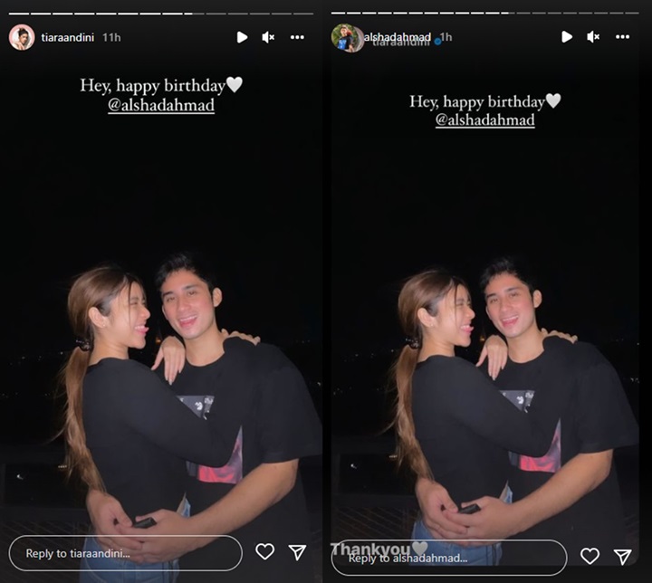 Tiara Andini Tebar Foto Mesra Untuk Peringati Ultah Alshad Ahmad, Sisipkan Pesan Singkat