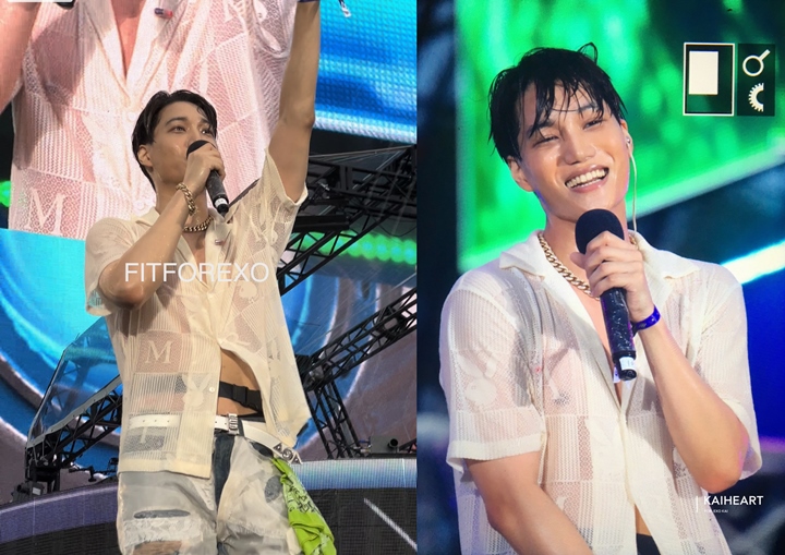 Kai EXO Seksi Basah-Basahan di WATERBOMB Festival 2022 Bikin Fans Menjerit