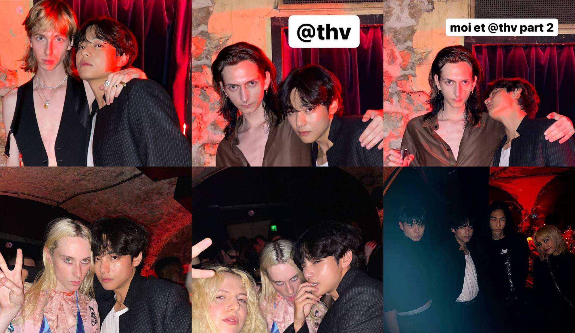Momen V BTS di after party acara Celine