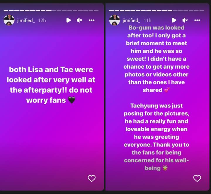 Model membeberkan sikap asli V BTS, Lisa BLACKPINK, dan Park Bo Gum ketika bertemu di after party acara Celine