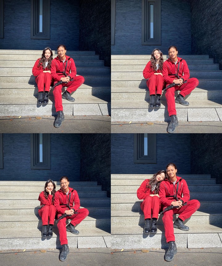 Stockholm Syndrome \'Money Heist Korea\', Kim Ji Hoon dan Ayang Mesra di Balik Layar Bikin Fans Geger