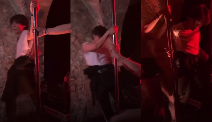 Party di Paris, Video V BTS Pole Dancing Bikin Sulit Percaya