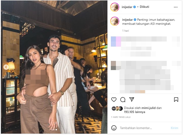 Penampilan Jessica Iskandar Usai Melahirkan Disorot