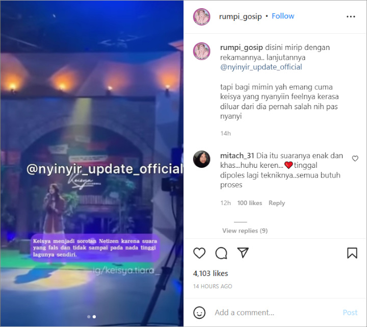 Keisya Levronka Taklukkan Nada Tinggi Saat Live \'Tak Ingin Usai\'