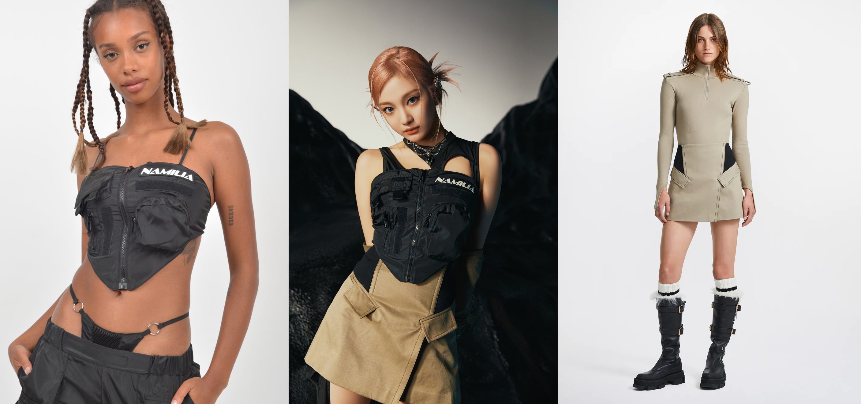 Penampilan Ningning aespa dibandingkan dengan model asli