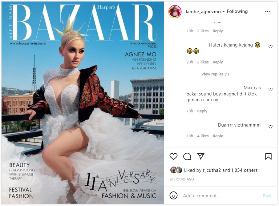Paras Agnez Mo di Cover Majalah Luar Negeri Sukses Manglingi, Auto Bikin Haters \'Kejang-kejang\'